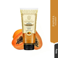 Khadi Natural Papaya Face Wash for Glowing & Healthy Skin | Herbal Face Wash | Face Wash for Reducing Dark Spots & Blemishes | SLS & Paraben Free | All Skin Types | 100 ml