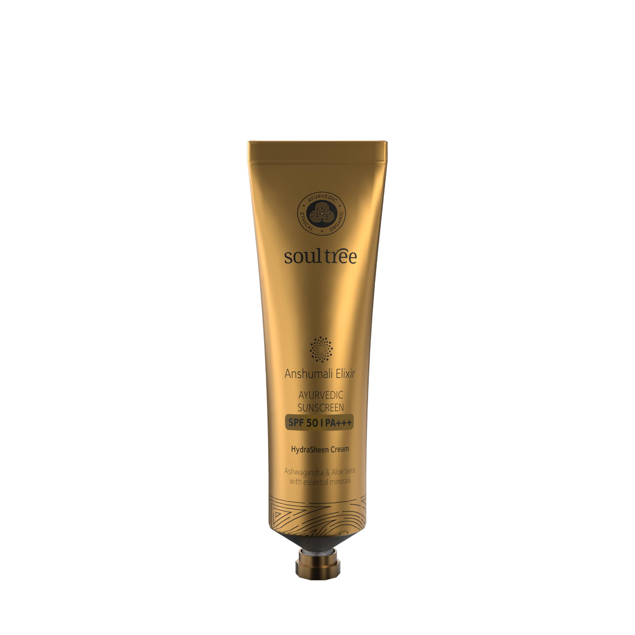 SoulTree Anshumali Elixir Ayurvedic Sunscreen SPF 50 | PA+++ - 50gm