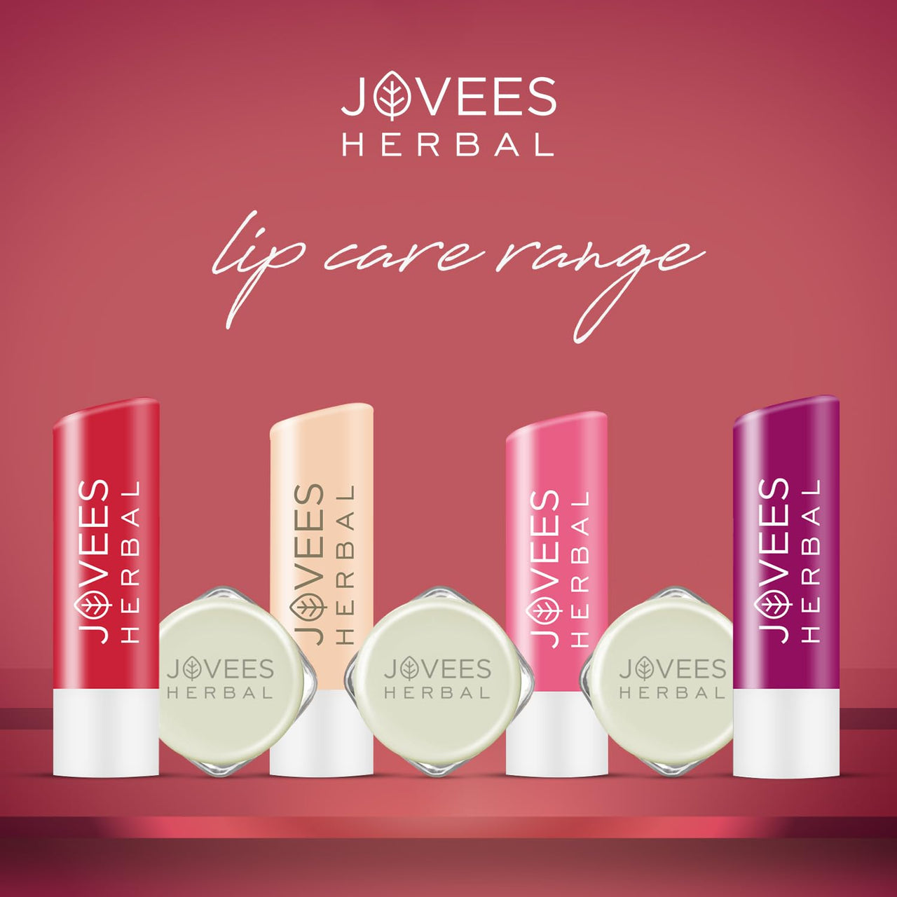 Jovees Herbal Strawberry High Gloss Lip Balm For Soft, Glossy And Supple Lips | 24 Hour Hydration | Rejuvenates Dark, Pigmented, Dry, Chapped And Discoloration Lips- 5g