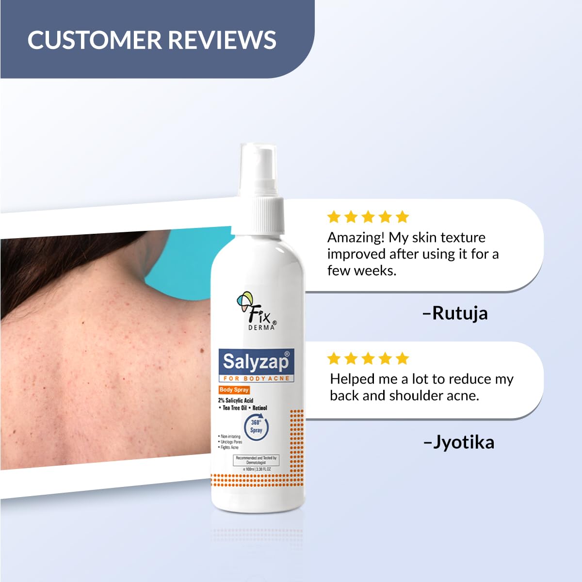 Fixderma Salyzap Body Spray- 100ml