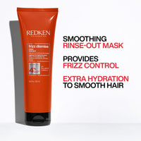 Redken Frizz Dismiss Shampoo, Mask & Rebel Tame Cream Anti-Frizz Combo | With Babassu Oil & Smoothening Complex | For Dry & Frizzy Hair | For Men & Women