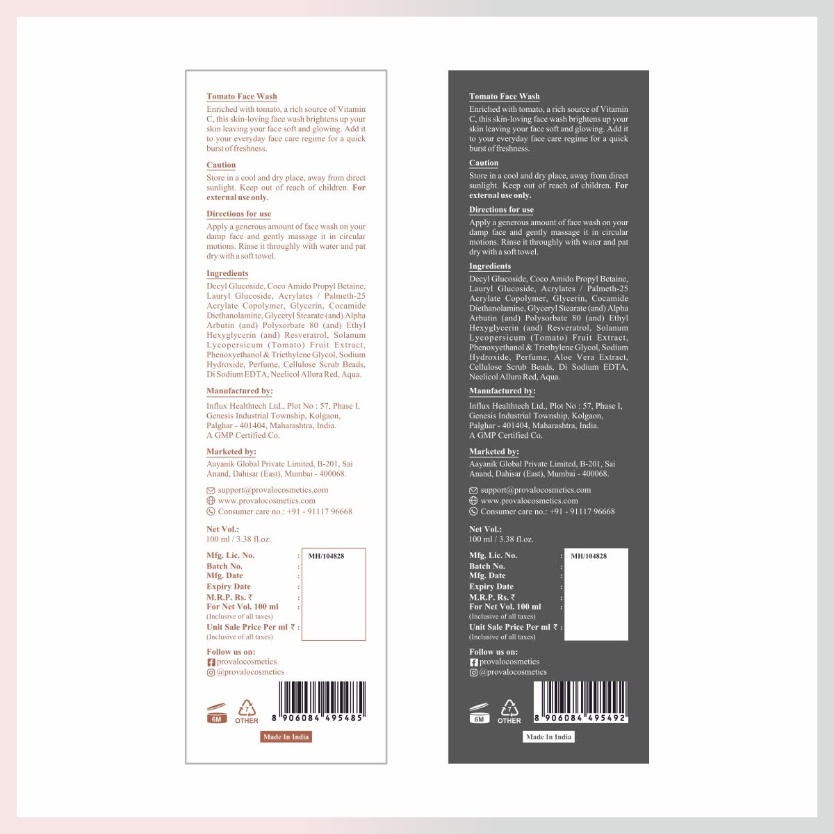 Provalo Skin-Tastic Face Wash - 200ML, Couple Combo for Men & Women