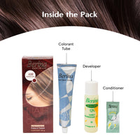 Berina Professional | Permanent Hair Color Cream | 60gm | A10 Mahogany | Long Lasting Color