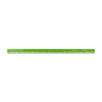 Alumicolor 3610-6 Aluminum Combination Pocket Scale, 6IN, Green