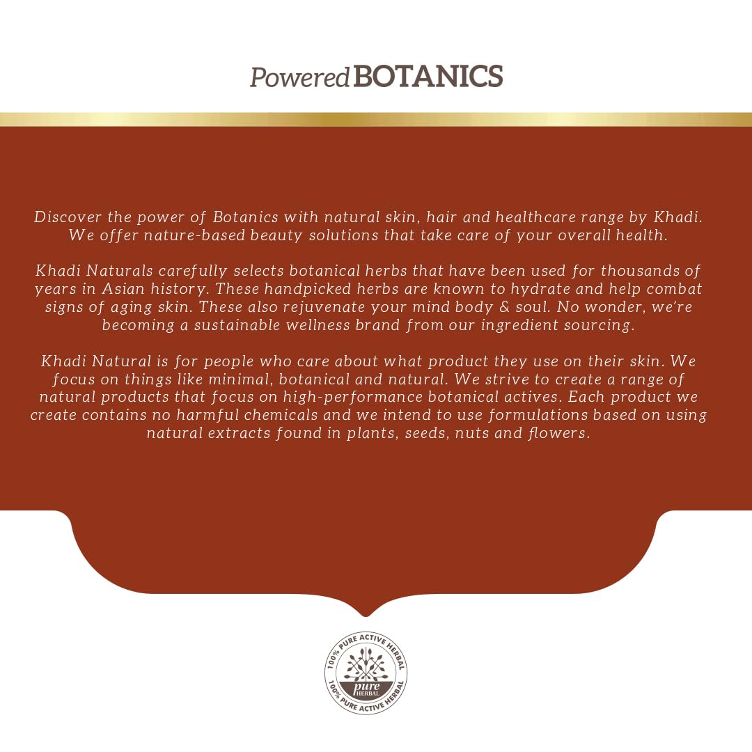 Khadi Natural Moroccan Argan Hair Oil| Frizz-Free and Lustrous Hair | Formulated for All Hair Types | Infused with the Power of Botanicals| Nourishment for Your Tresses | 30 ml