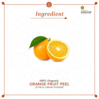 KHADI NATURAL Orange Fruit Peel Organic Powder Pack of 2 (2x100gm) 200gm