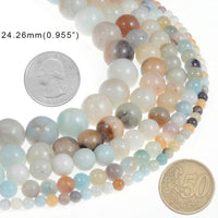 Natural Stone Beads 2mm Amazonite Gemstone Round Loose Beads Crystal Energy Stone Healing Power for Jewelry Making DIY,1 Strand 15