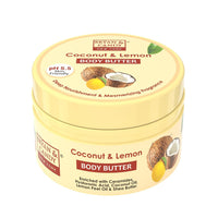 BRYAN & CANDY Coconut & Lemon Body Butter |Ph5.5 Skin Friendly | 72hrs Moisturization | 100% Vegan