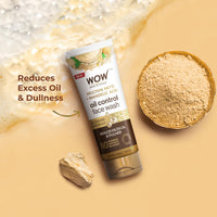 WOW Skin Science Purifying Multani Mitti Face Wash for All Skin Types | Controls Excess Oil | Brightens & Purifies Skin | Face Wash for Women & Men | Paraben Free | 100 ml