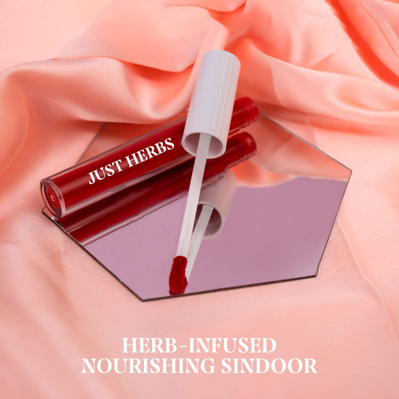 Just Herbs Liquid Sindoor Long Lasting Quick Dry 5g (Scarlet Maroon)