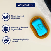 Dettol Cologne Fresh Bathing Soap Bar with 100% better odour protection- 150g Pack of 4, (600gm)