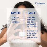 Cerulean SPF 20 Lip Balm for Dry and Chapped Lips with UV Protection | For Smooth Soft Lips | Lip Care With Camphor & Cocoa Butter | Repairs Damaged Lip Barrier | SPF 20 for Sun Damage and Discoloration | For Women & Men | Paraben & Fragrance-Free | 15gm
