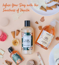 The Love Co. Warm Vanilla Body Wash | 100% Vegan Body Wash for Women and Men | Shower Gel for Smooth and Soft Skin | 50ml