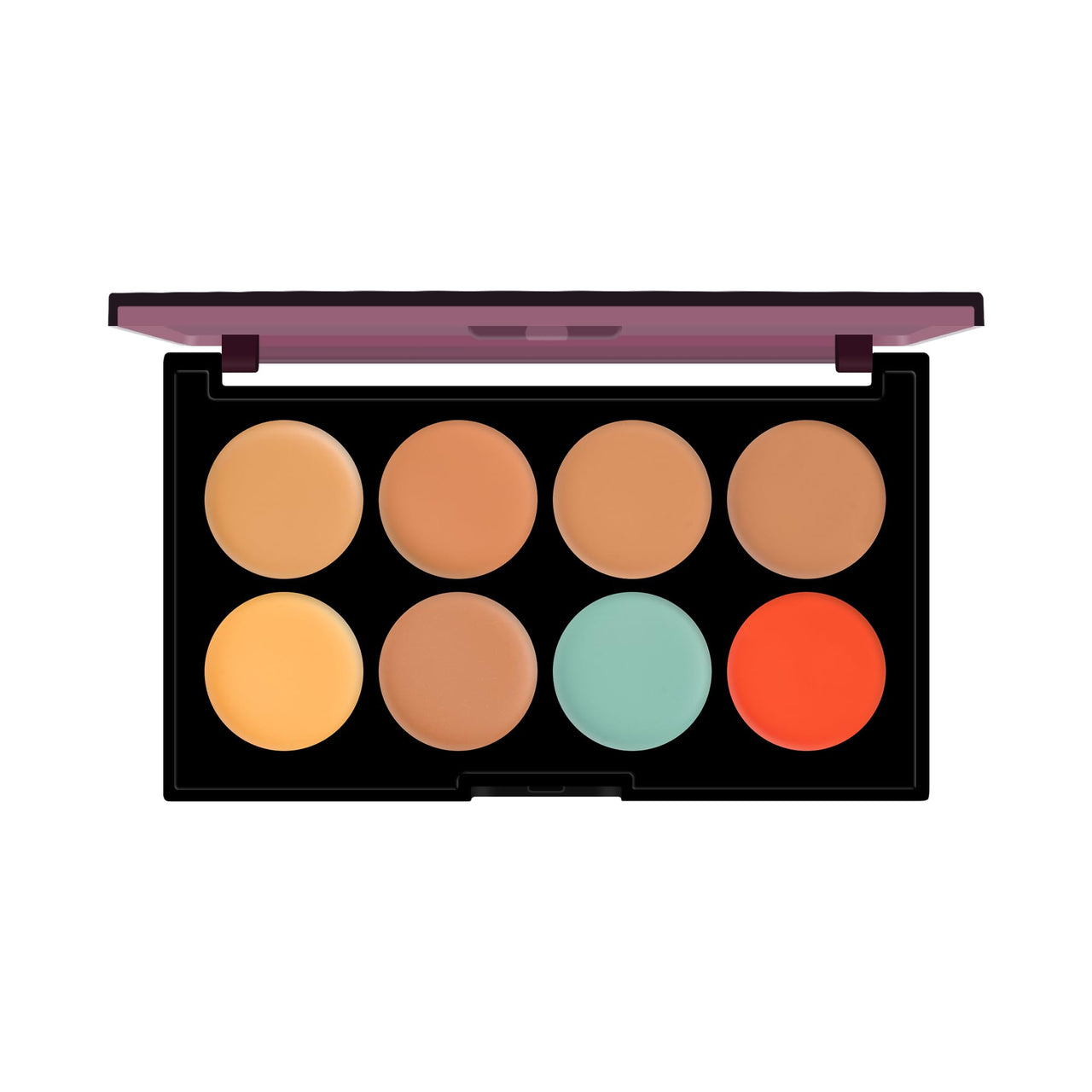 Hilary Rhoda Concealing & Contouring | 8 Shades in Palette | Colour Corrects with High Coverage | Face Palette | Hides Dark Spots & Pigmentation | Buildable Coverage | 12g (Shade-2)