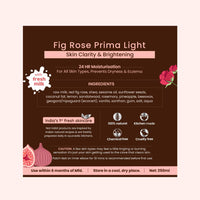 Nat Habit Fresh Whipped Body Lotion, Fig Rose PrimaLight Fresh Malai Lotion, For Skin Brightening & 24HR Moisture Protection, 250 ml (Pack of 1)