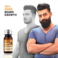 Ustraa Anti Hair Fall Shampoo 250ml - With Apple Cider Vinegar | Daily Use Hair Conditioner - 100gm - No SLS No Paraben | Beard Growth Oil - 2 x 35ml (Set of 2) - With Redensyl, 8 Natural Oils