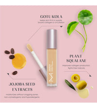 House Of Makeup Matte Concealer for Dark Circles, Pigmentation | Non-Crease, Non-Cakey | Long Wear, Waterproof, Sweat-proof | Full Coverage Concealer for Oily Skin | For Face Makeup | 6 ML (M01 - Medium Skin Tone)
