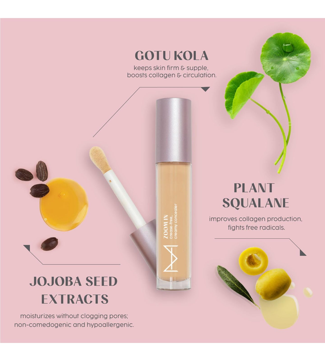 House Of Makeup Matte Concealer for Dark Circles, Pigmentation | Non-Crease, Non-Cakey | Long Wear, Waterproof, Sweat-proof | Full Coverage Concealer for Oily Skin | For Face Makeup | 6 ML (MD02 - Medium to Deep Skin Tone)