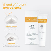 Brinton Healthcare UvDoux Face & Body Sunscreen gel with SPF 50 PA+++ in Matte Finish and Oil Free Formula| Water Resistant Sunscreen| Protection against UVA/UVB Rays (75 ml)