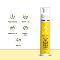 AVIMEE HERBAL Soorya Kawach Spf50 Pa++++ Mineral Sunscreen For All Skin Types| 100% Mineral Sunscreen For Broad Spectrum Uva, Uvb & Blue Light Protection | No White Cast | For Men & Women | 50Ml