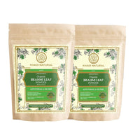 KHADI NATURAL Brahmi Leaf Organic Powder Pack of 2 (2x100gm) 200gm