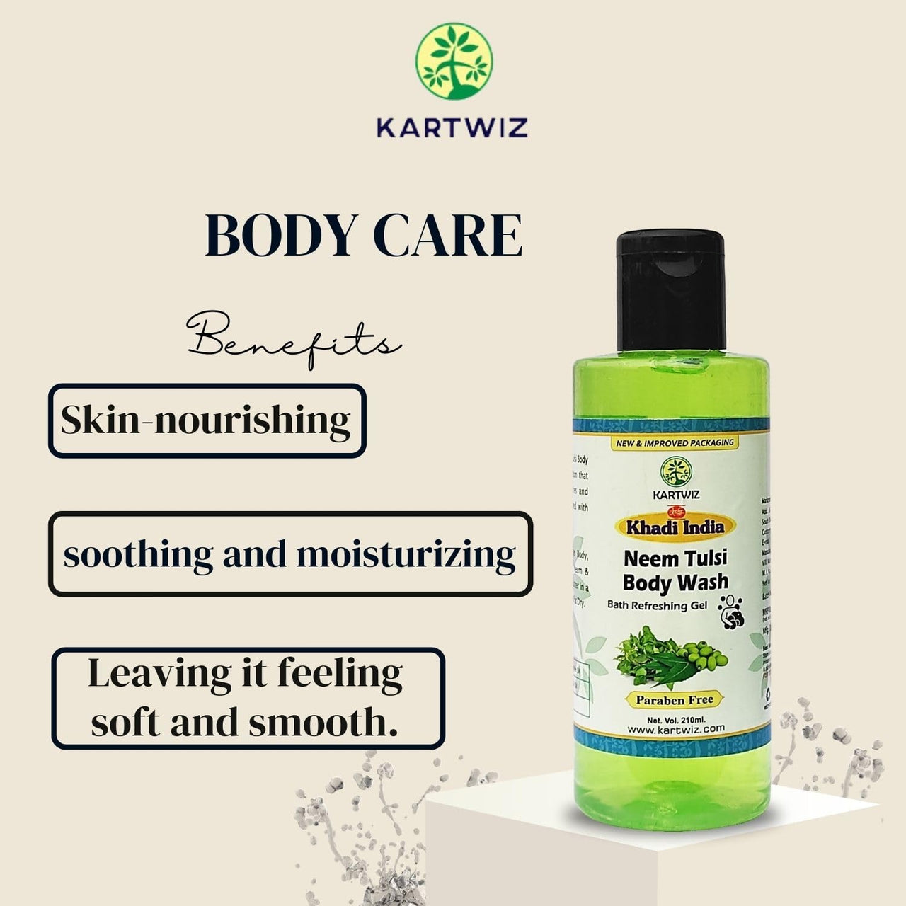 Herbigiri Herbal Neem & Tulsi Body Wash - 420Ml