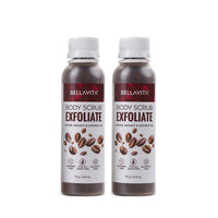 Bella Vita Organic Exfoliate Coffee Scrub For Face & Body, Blackhead Remover, De Tan Removal Ayurveda, Dirt Removal From Neck, Knees, Elbows, Arms, Pack of 2 (75 gm Each)
