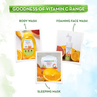 Mamaearth Vitamin C Ultra Light Gel Oil-Free Moisturizer For Face, Body and Hands; with Vitamin C & Aloe Vera Water for Glowing Hydration - 200 ml