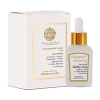 RYLLZ ESSENTIALS 2% Hyaluronic Acid Face Serum | with Ceramide, 5% Niacinamide, Aloe Vera, Vitamin E & Vitamin C | for Intense Hydration, Barrier Repair, Glowing Skin & Fine Lines | 30ml