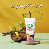 Coco Baya Brightening Face Wash, Enriched with Rose, Lychee Extracts, Vitamin C, Vitamin B3 & ProVit B5, Suitable For All Skin Types,100 Ml