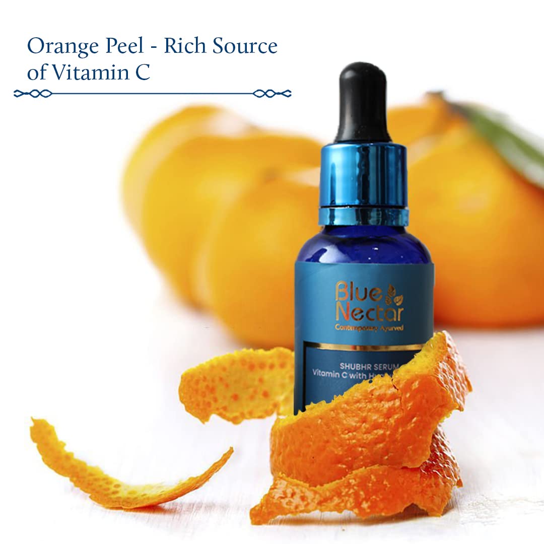Blue Nectar Beard Oil for Men, Natural Moustache and Beard Growth Oil and Beard Softener for softer, dandruff free and itch free beard in Sandalwood & Orange Peel Aroma