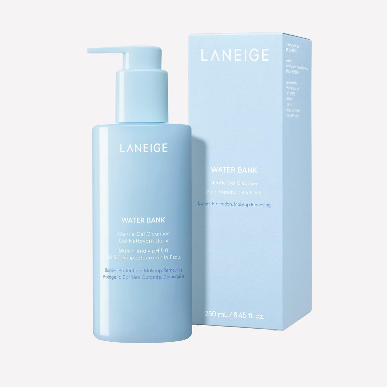 Laneige Gentle Gel Cleanser with Hyaluronic Acid | Non-Drying | Maintain Skin Barrier & pH level | Hydrating Facewash | Soothes Skin | All skin types | Korean Skincare-250Ml