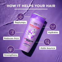 L'Oreal Paris Hyaluron Moisture 72H Moisture Filling Shampoo (180ml) + L'Oreal Paris Total Repair 5 Hair Serum (40ml)
