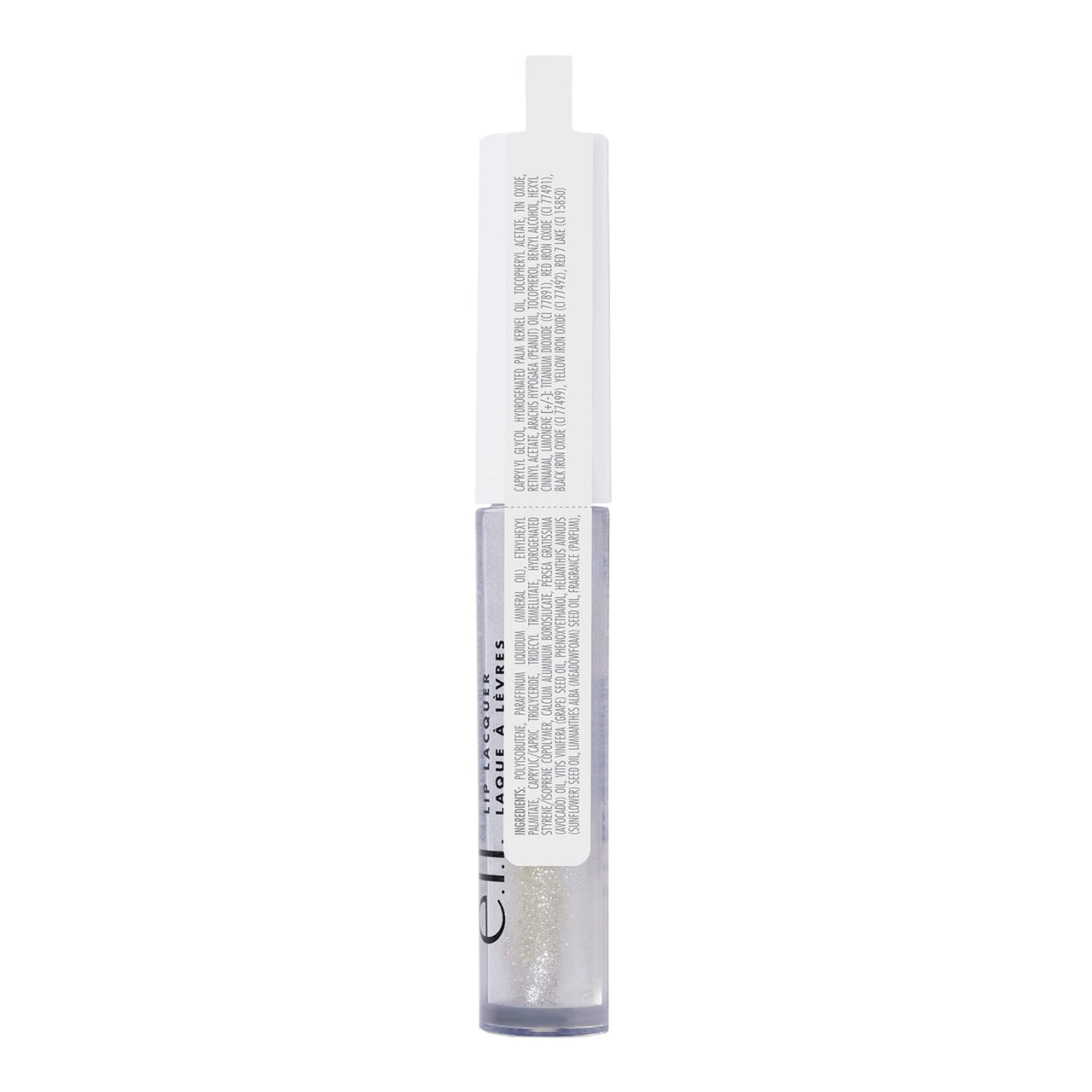 e.l.f. Lip Lacquer, Moisturizing, Shiny, Non-Sticky, Long Lasting, Glossy Finish Provides Maximum Color, Glides On, Bubbles, 0.08 Fl Oz