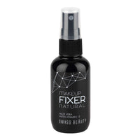 SWISS BEAUTY Fixer Natural Aloe Vera with Vitamin-E Face MakeUp, White, 50ml and Professional Liquid Concealer, Warm Sand, 5.6g