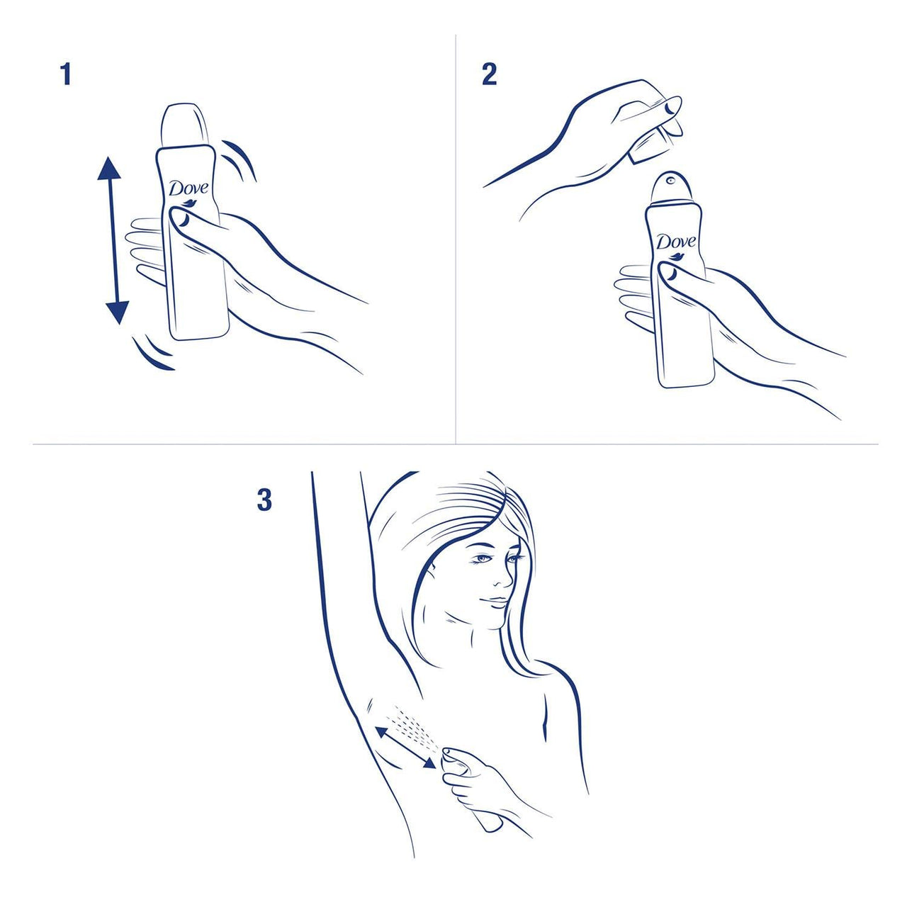 Dove For Women Anti-Perspirant Original Treadstone, 250ml | Long-Lasting Protection With A Gentle Touch