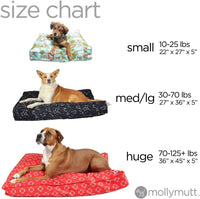 Molly Mutt Indoor/Outdoor Dog Duvet Cover - Gorgeous Beasts - Measures 27