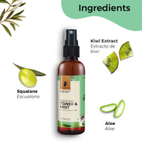 Pilgrim Under Eye Combo Squalane Toner & Mist 100ml, Squalane Under Eye Cream| Deep Cleansing| Pores Tightening | All Skin type