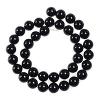 Natural Stone Beads 2mm Black Onyx Agate Gemstone Round Loose Beads Crystal Energy Stone Healing Power for Jewelry Making DIY,1 Strand 15