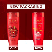 L'Oréal Paris Shampoo, Vibrant & Revived Colour, 180 ml & L'Oréal Paris Shampoo, Nourishes, Repair & Shine, For Long and Lifeless Hair, Dream Lengths, 180 ml