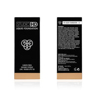 PAC Studio HD Liquid Foundation (1.5) | Lightweight Dewy Satin Finish | Medium to Buildable Coverage | Natural Second Skin like Finish | Suitable for all Skin Types - 28ml