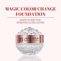 Lakyou Beauty Magic Color Change Foundation | All Skin Types | Adapts to Skin Tone | Lightweight Formula | Hydrating & Long-Lasting