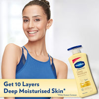 Vaseline Winter Care Combo: Deep Moisture Lotion, 400Ml With Ponds Light Moisturiser 100G, For Soft, Moisturised Skin