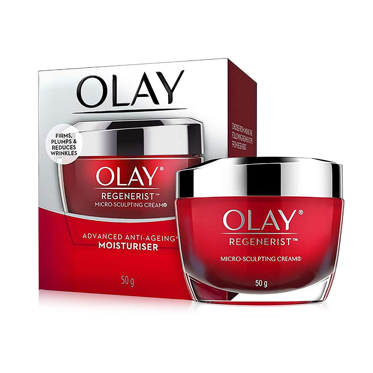 Olay Day Cream Regenerist Microsculpting Moisturiser (NON SPF), 50g