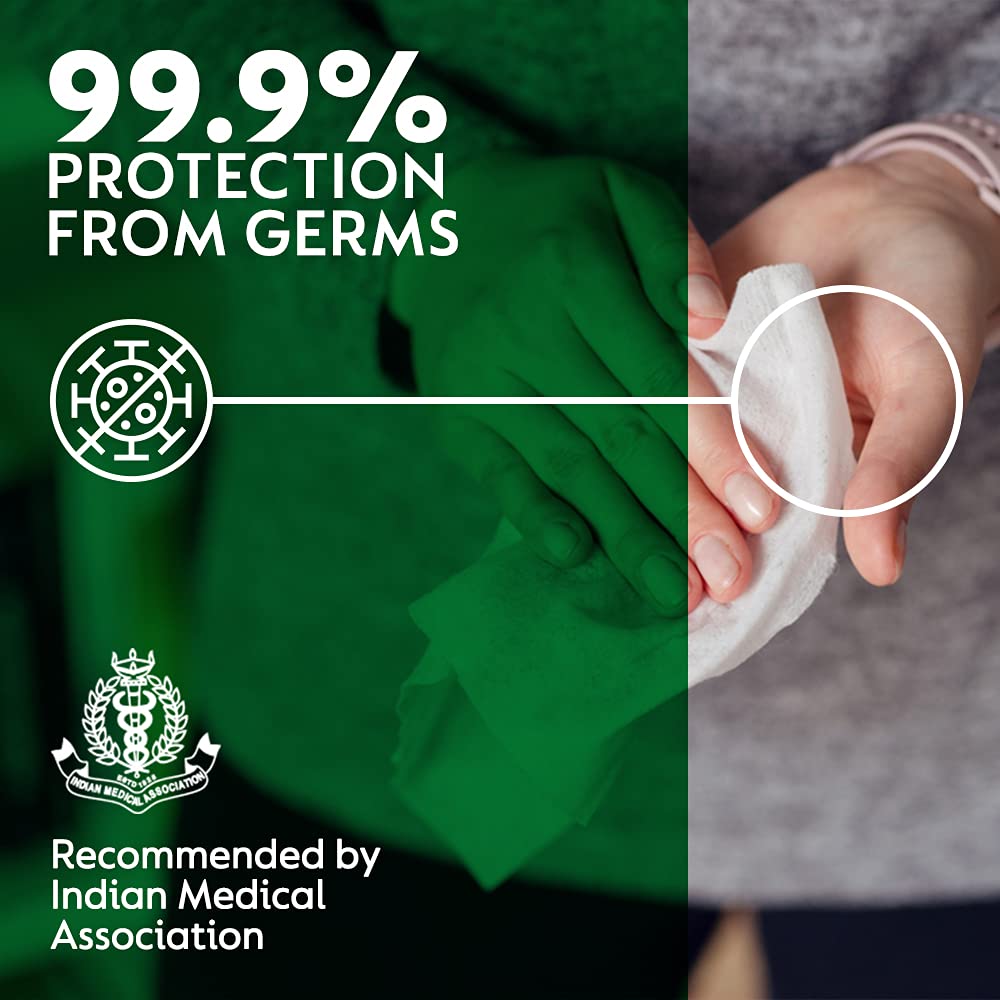 Dettol Antiseptic Disinfectant liquid for First aid, Surface Cleaning and Personal Hygiene, 250ml, Pack of 2 & Dettol Disinfectant Sanitizer Wet Wipes for Skin & Surfaces, Original – 80 Count
