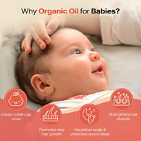 Herby Angel Head Massage Oil for Babies and Kids, Nourishes Scalp and Hair Texture, Hair Oil with Amla and Methi, Soothes Cradle Cap, Dermatalogically tested, Gentle Baby Hair Oil, 100ml