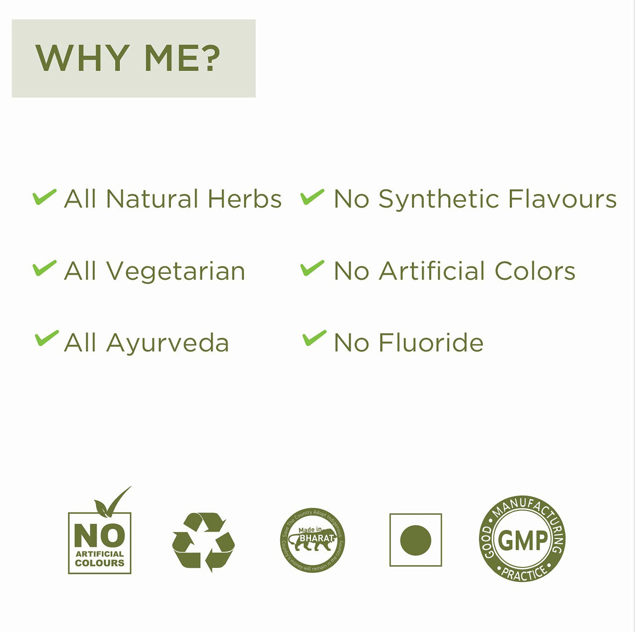 Vitro Fluoride Free Toothpaste with Meswak, Vajra danti and Neem Extract | Herbal toothpaste with extracts of 12 herbs for complete toothcare | Helps with Bad breath and Gum Problems