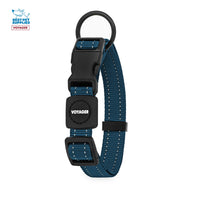 Voyager Reflective Dog Leash Collar Set with Neoprene Handle Supports Small, Medium, and Large Breed Puppies, Cute and Heavy Duty for Walking, Running, and Training - Blue, M Leash Collar Set (Blue) Leash Collar Set (3/4
