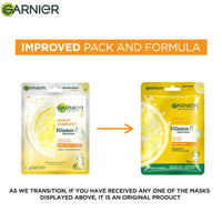 Garnier Skin Naturals, Face Mask, Hydrating, Brightening & Anti-Dark Spots, Bright Complete, 1 pc, 28g