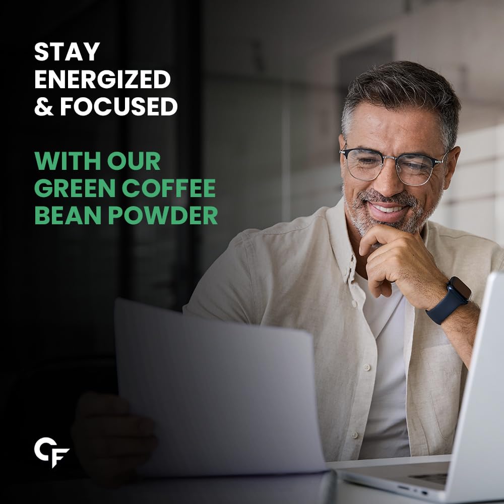 Carbamide Forte Green Coffee Beans Powder for Weight Loss with High CGA & Low Caffeine - 200g Veg Powder